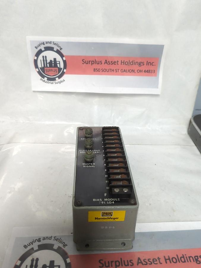 Used P&H HARNISCHFEGER,79U6D4,BIAS MODULE PRE-OWNED