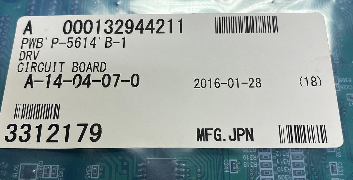 Used ISHIDA,P-5614B,PC BOARD ASSEMBLY NEW