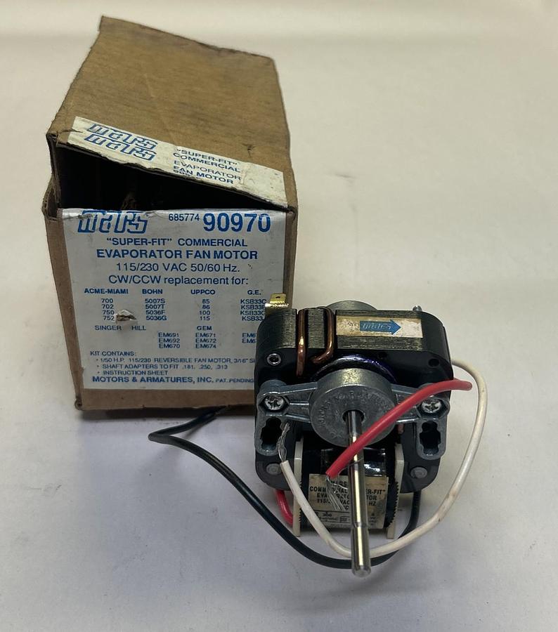 MARS,90970,EVAPORATOR FAN MOTOR 115/130V NOS