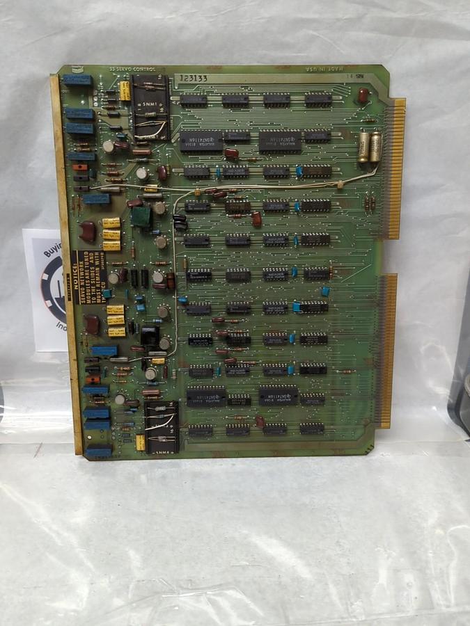 Used BENDIX,3733282F,S5 SERVO CONTROL CIRCUIT BOARD PRE-OWNED