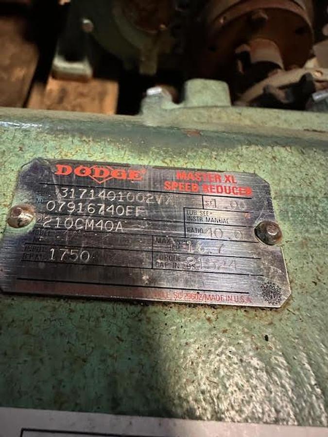 Used Dodge Master XL Speed Reducer Gearbox