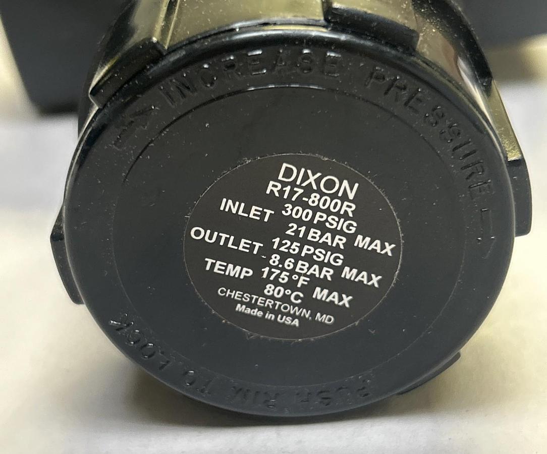 DIXON,R17-800R,PNEUMATIC REGULATOR 300PSIG NOS
