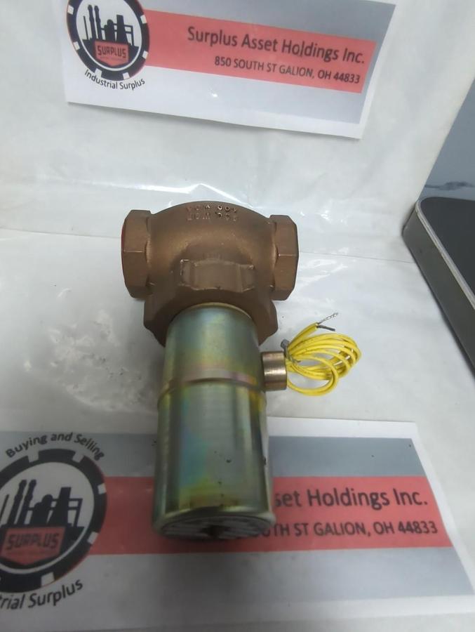 GOULD,QR-3V,AIR & WATER SOLENOID VALVE ASSEMBLY 1-1/2 INCH PORTS 5-150PSI NOS