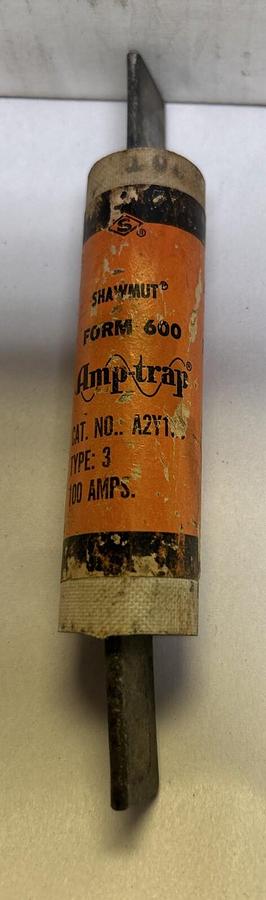 Used GOULD SHAWMUT,A2Y100,FUSE 100A 250V LOT OF 12