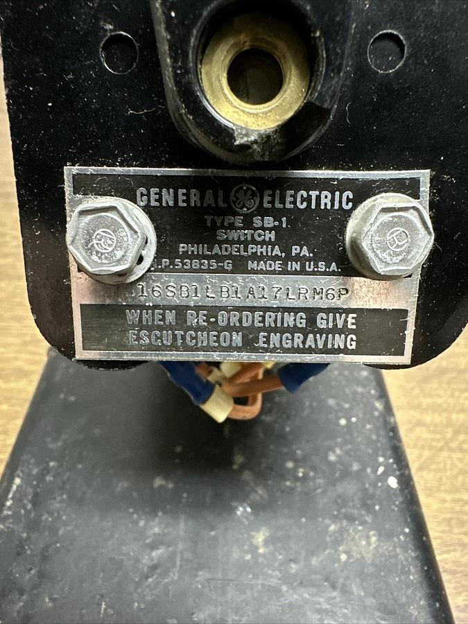 Used General Electric,16SB11B1A17LRM6P,Rotary Switch