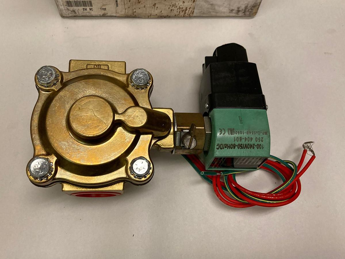 Asco,8210P004MO 100-240,Red-Hat Solenoid Valve 2 INCH 2-Way