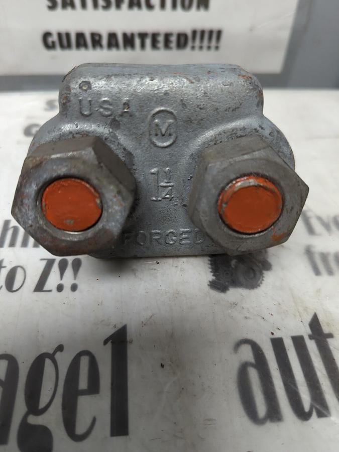 CM BIG ORANGE,1-1/4 IN,WIRE ROPE CLIP NOS