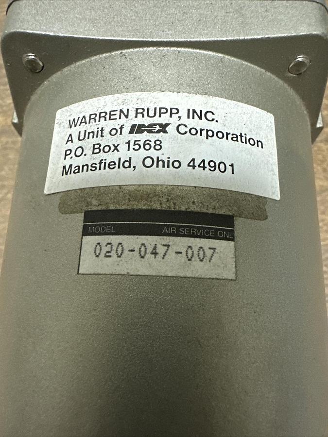 Warren Rupp,020-047-007,Open Box