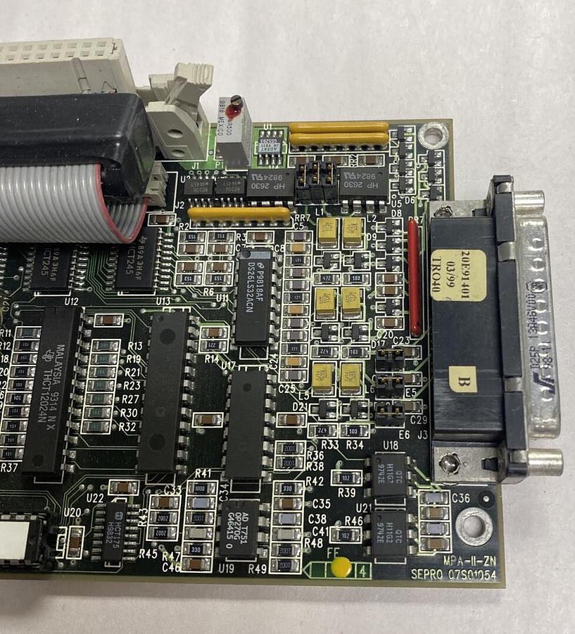 Used SEPRO,07S01054 MPA-II-ZN,PC BOARD