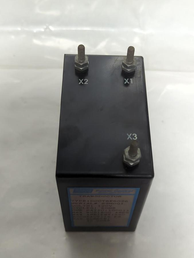 Used SPANG,DCCT8E6026,POWER CONTROL CURRENT TRANSFORMER 120V PRE-OWNED