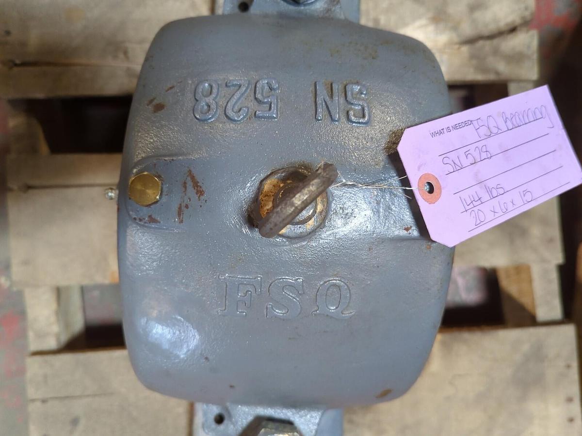 FSQ BEARING,SN 528,PILLOW PLUMMER BLOCK HOUSING NOS