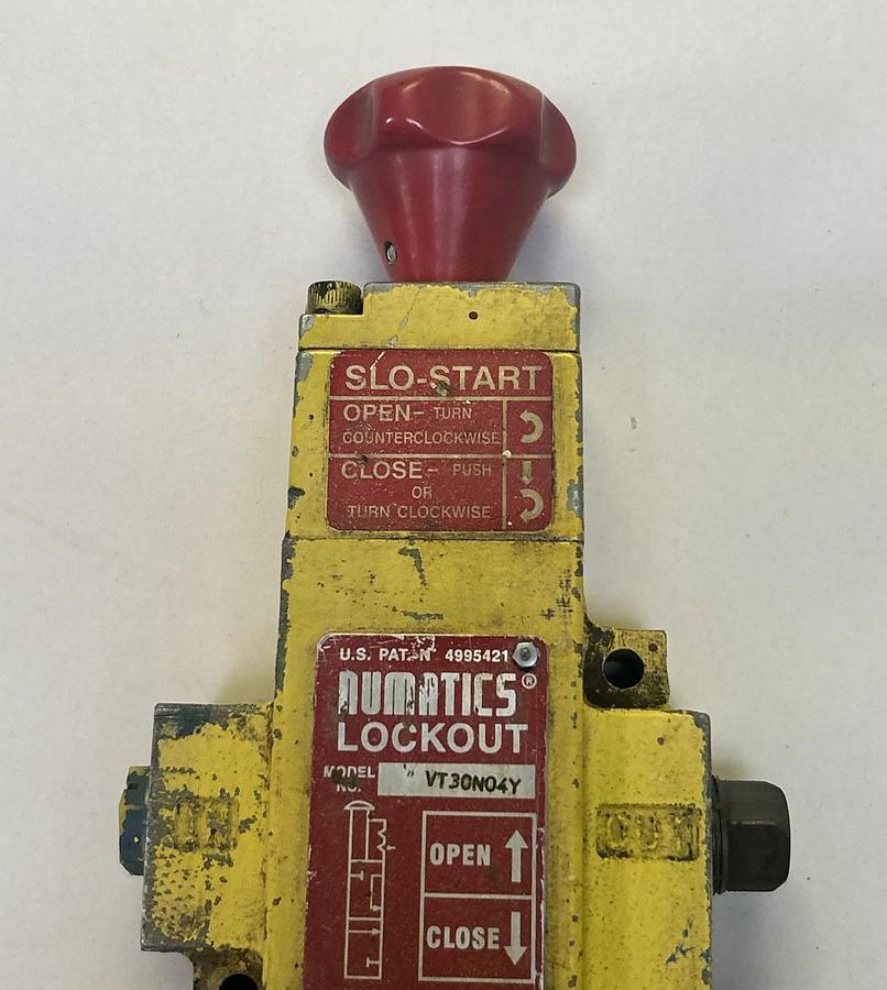 Used NUMATICS,VT30N04Y,SLO-START LOCKOUT VALVE