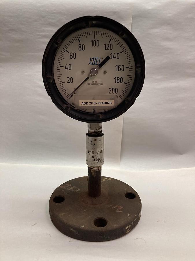 Used Wika,316 SS,Pressure Gauge 0-200psi