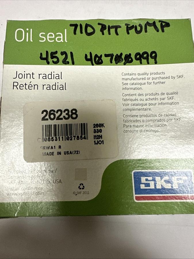 Used SKF,26238,Oil Seal