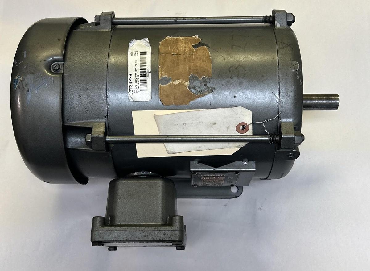 Used BALDOR,M7015,ELECTRIC MOTOR 1HP 1725RPM 208-230/460V 3PH 182 FRAME