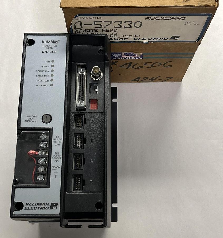 Used RELIANCE,57C330B,AUTOMAX REMOTE I/O HEAD