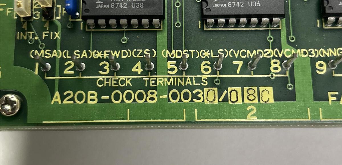 Used FANUC,A20B-0008-0030/080,SPINDLE ORIENTATION PCB BOARD