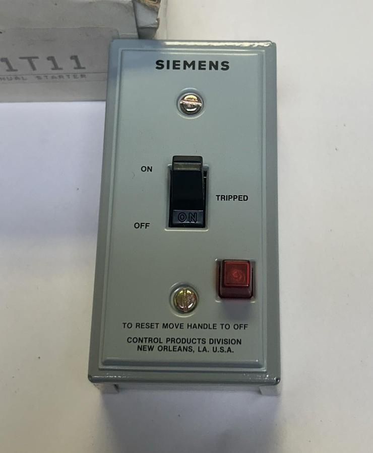 SIEMENS,MSF11T11,FRACTIONAL HP MANUAL STARTER NOS