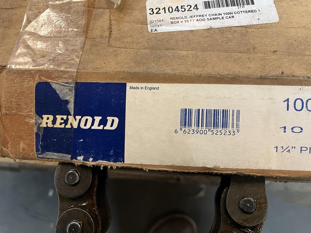 RENOLD,100HCB,ROLLER CHAIN 10FT 96 LINKS 1-1/4"