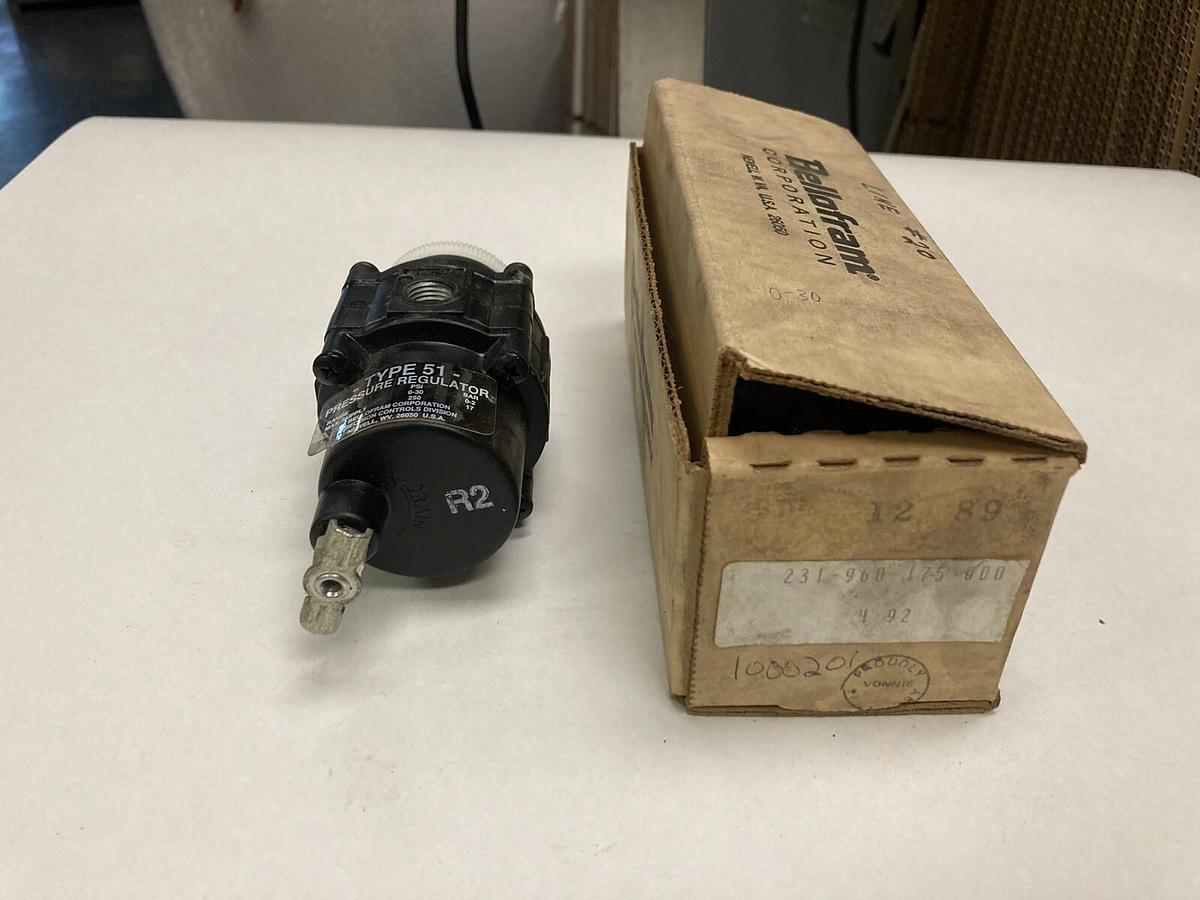 Bellofram,231-960-175-000,Pressure Regulator Type 51  0-100 PSI