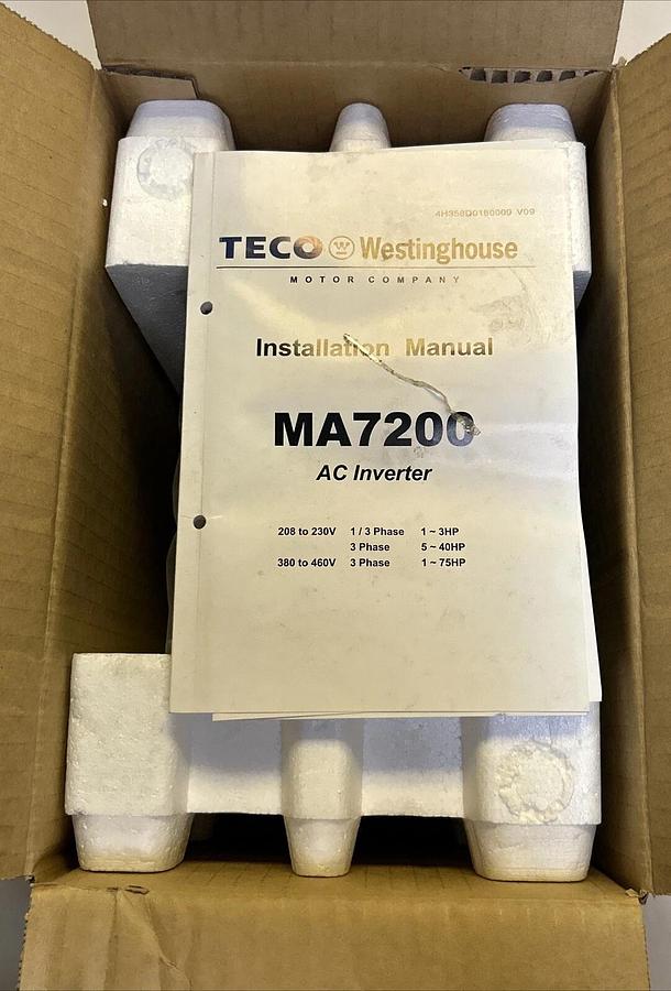 TECO-WESTINGHOUSE,MA7200-4002-N1,ADJUSTABLE SPEED DRIVE NEW