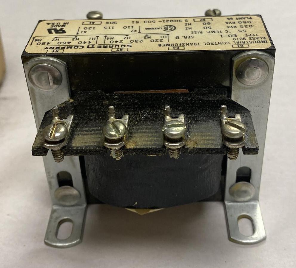 Used Square D,9070E01,Industrial Control Transformer NOS