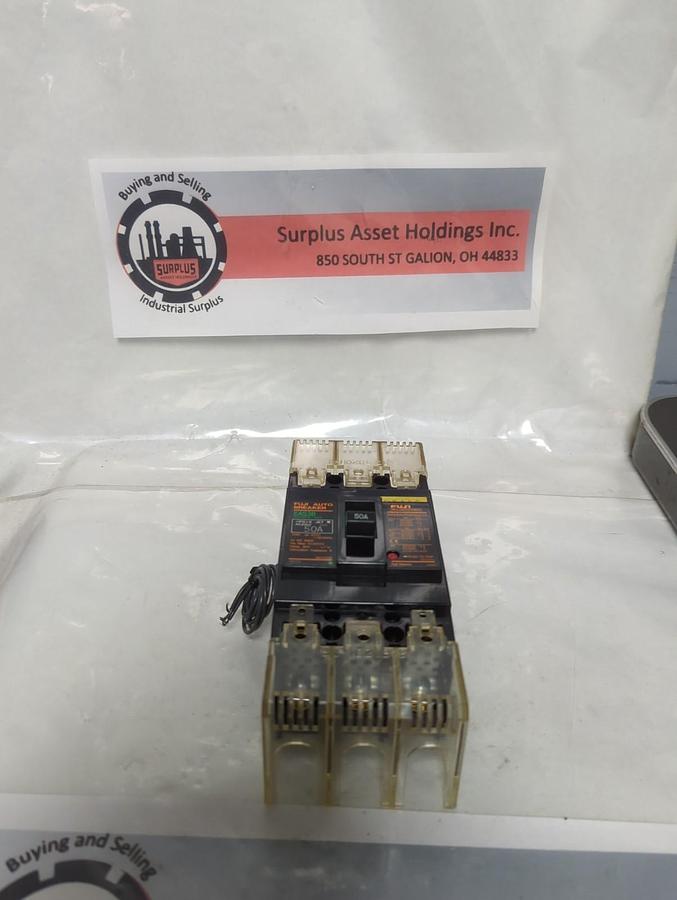 Used FUJI,BB3BEB-050,CIRCUIT BREAKER 50 AMP 3-POLE PRE-OWNED