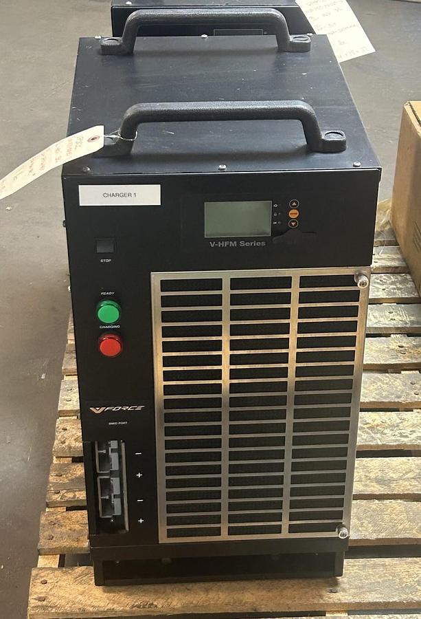Used VFORCE,FS9-MP330-7,FORKLIFT BATTERY CHARGER 480V 3PH INPUT 24/36/48V OUTPUT