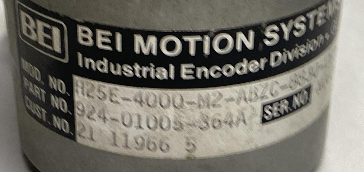 Used BEI,924-01005-364A,Industrial Encoder