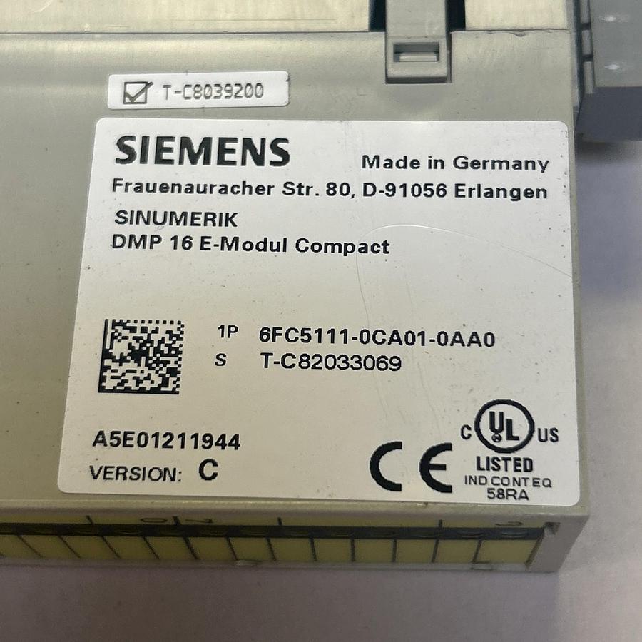 Used SIEMENS,6FC5111-0CA01-0AA0,ELECTRONIC MODULE