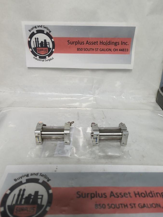 Used BIMBA,FS-041-M,AIR CYLINDER LOT OF 2 PRE-OWNED