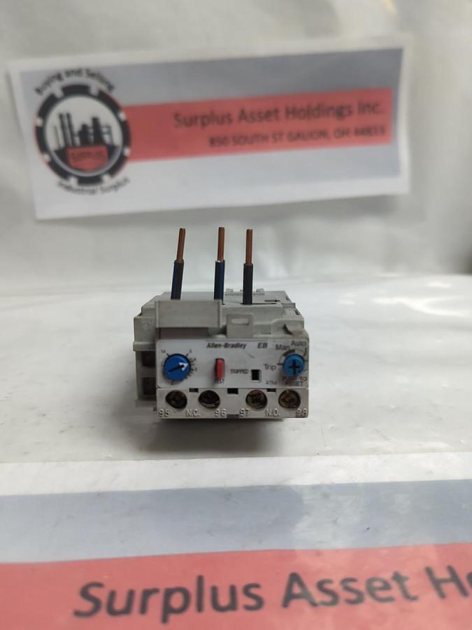 Used ALLEN BRADLEY,193-EB1EB,OVERLOAD RELAY SERIES B 1.6-5.0A PRE-OWNED