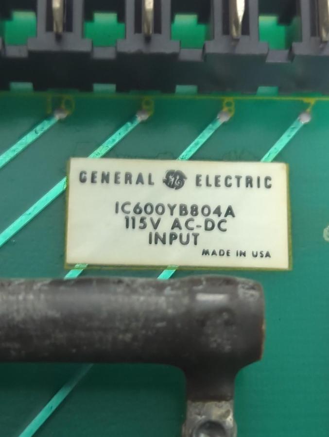 Used GENERAL ELECTRIC,IC600Y804A,CIRCUIT BOARD 115V AC-DC INPUT PRE-OWNED