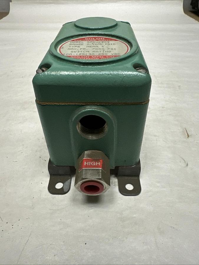 Solon,5PSW2BD3,0-1000PSI Pressure Switch
