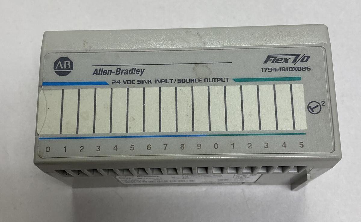 Used ALLEN BRADLEY,1794-IB10XOB6,SER A I/O MODULE