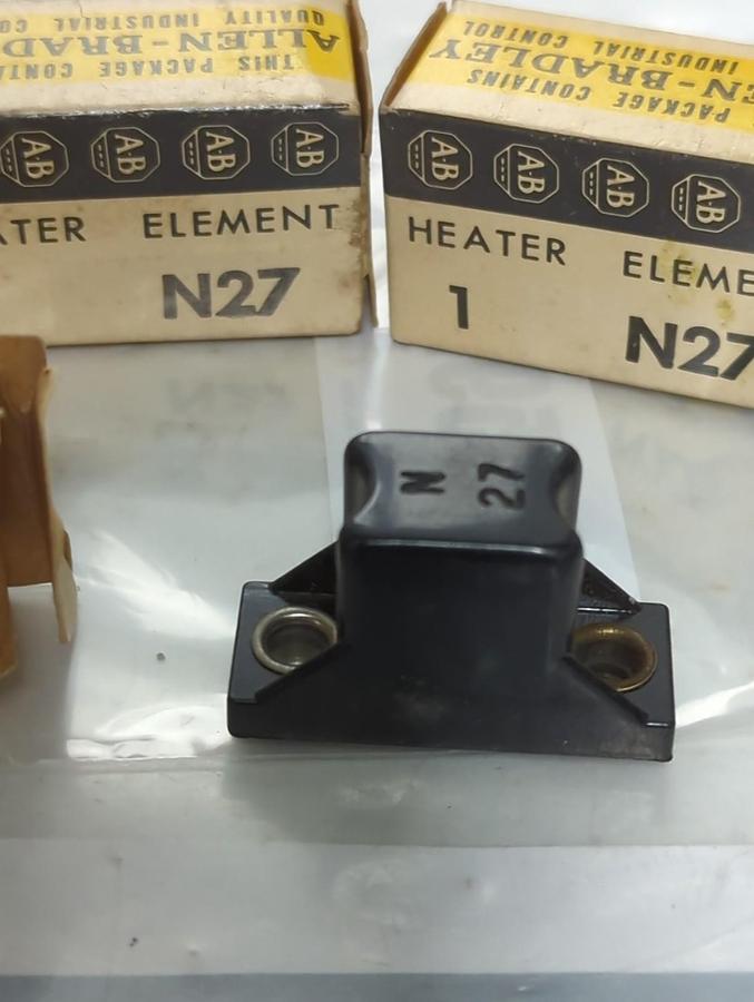 ALLEN BRADLEY,N27,THERMAL OVERLOAD HEATER ELEMENT LOT OF 4 NOS