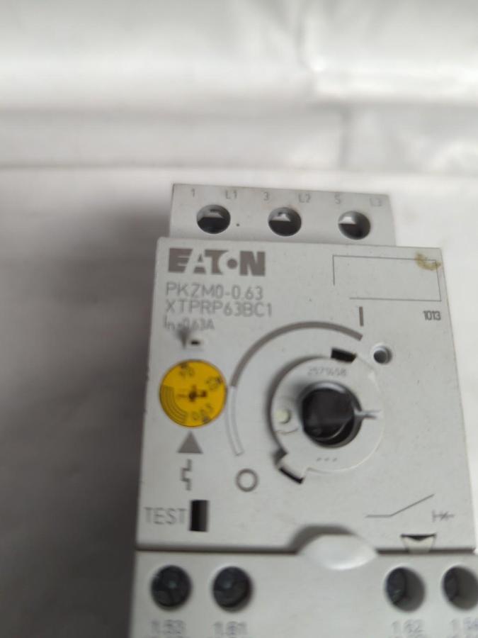 Used EATON,PKZMQ-0.63,CIRCUIT BREAKER ASSEMBLY PRE-OWNED