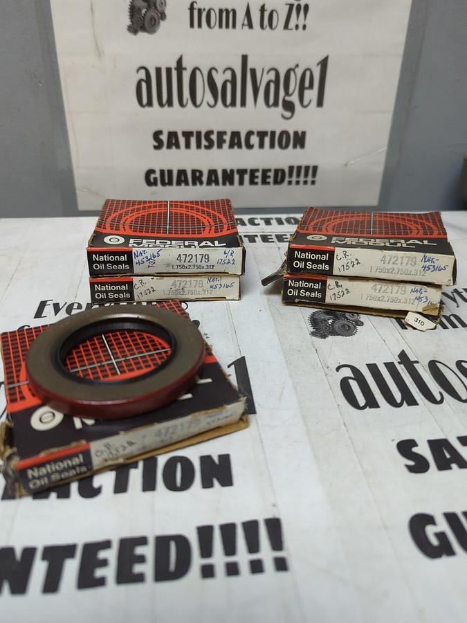 FEDERAL MOGUL,472179,OIL SEALS 1.750X2.750X.312 LOT OF 5 NOS