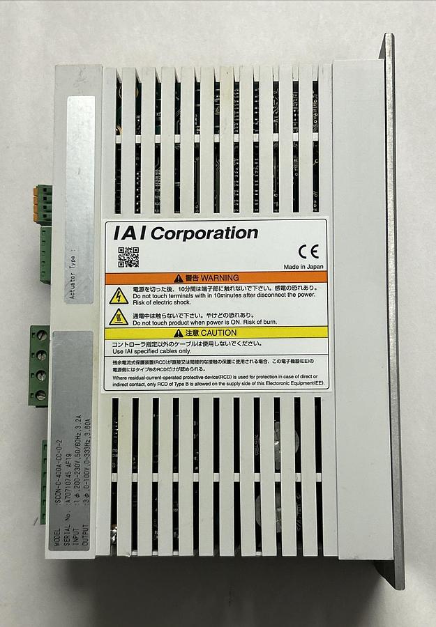 Used IAI CORPORATION,SC0N-C-400A-CC-0-2, ACTUATOR CONTROL