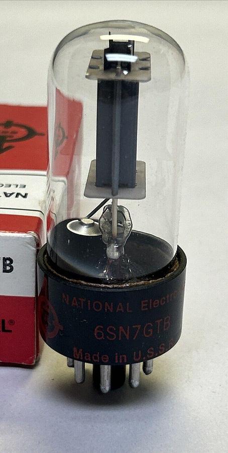 NATIONAL ELECTRONICS,6SN7GTB,VACUUM TUBE NOS