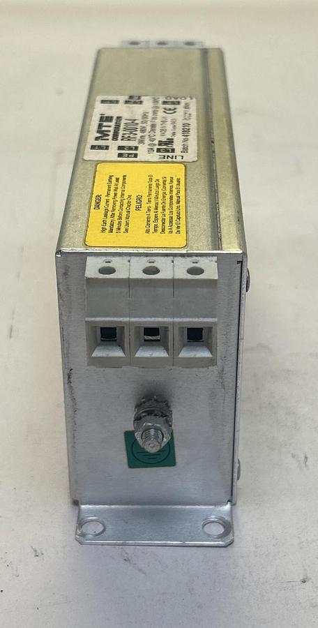 Used MTE,RF3-0010-4,FILTER 10A 480V