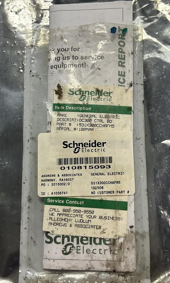 Used GENERAL ELECTRIC,531X300CCHAFM5,DRIVE BOARD REFURBISHED