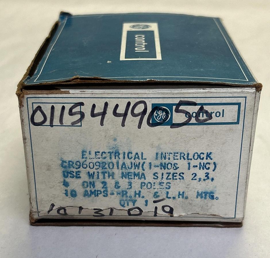 GENERAL ELECTRIC,CR960920IAJW,ELECTRICAL INTERLOCK NOS