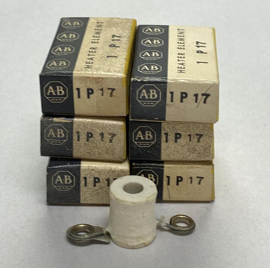 ALLEN BRADLEY,P17,HEATER ELEMENT LOT OF 6 NEW