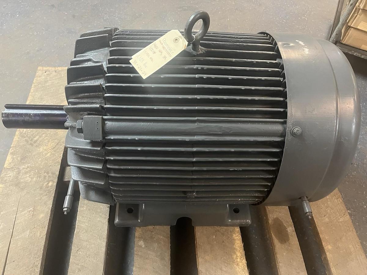 Used LOUIS ALLIS,410838001,PACEMAKER MOTOR CJ5C 100HP 3PH 1185RPM 405T