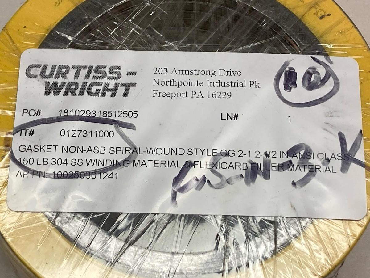 Used Curtiss-Wright,0127311000,Gasket Set LOT OF 10