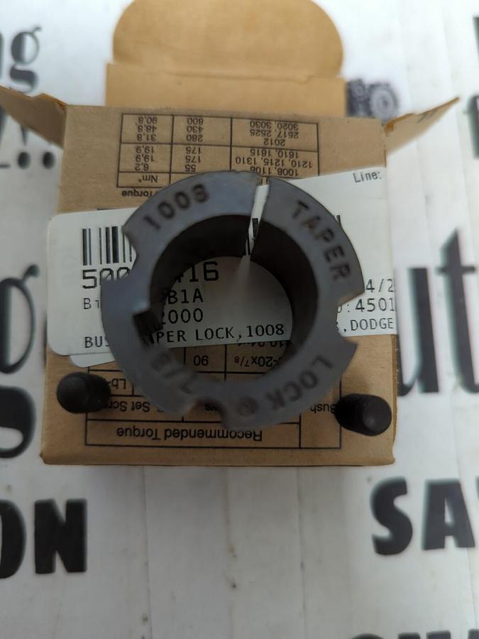 DODGE,117074 1008X 7/8 KW,TAPER-LOCK BUSHING NOS