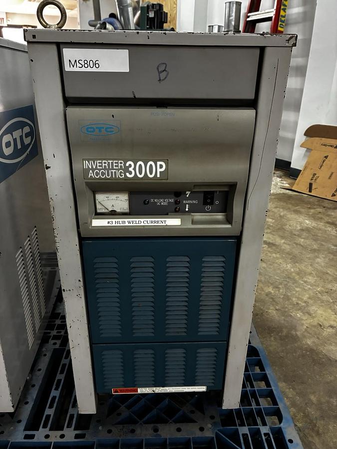 Used OTC DAIHEN,AVP-300,AC/DC TIG WELDING 300P INVERTER WELDER POWER SUPPLY 300A