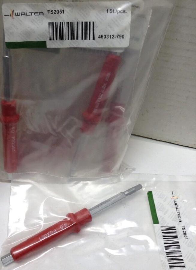 Walter,FS2051,KEY 15Nm/132 lbs. LOT OF 7