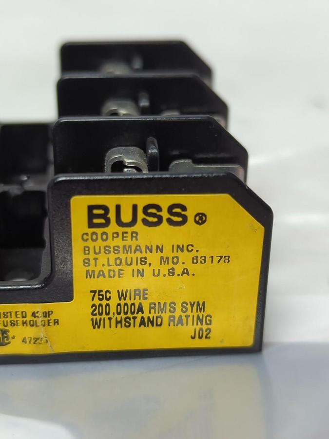 COOPER BUSSMANN,BC6033PQ,FUSE HOLDER 600V 30A NOS
